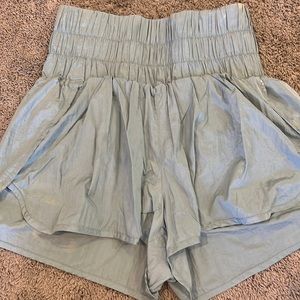 Green Free People Movement Shorts